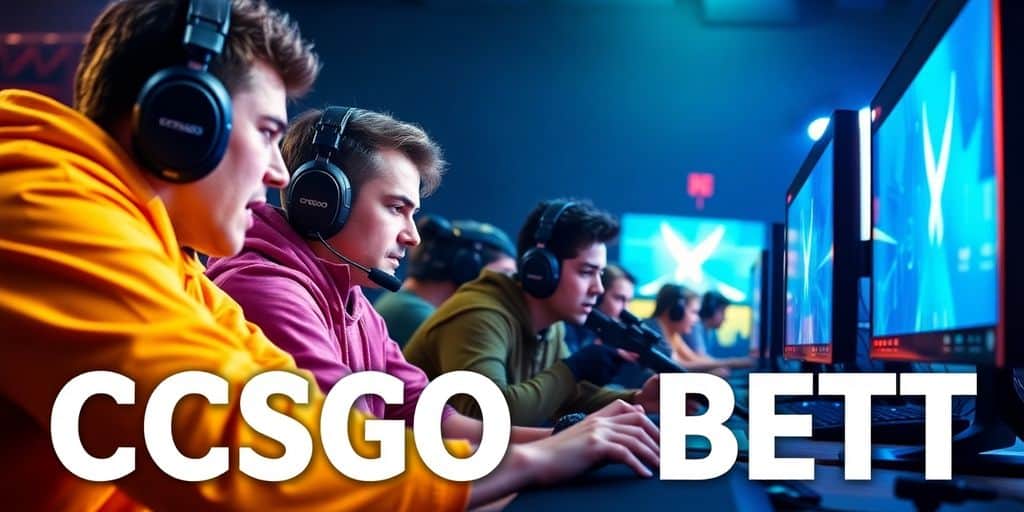 Players in action during a CSGO betting match.