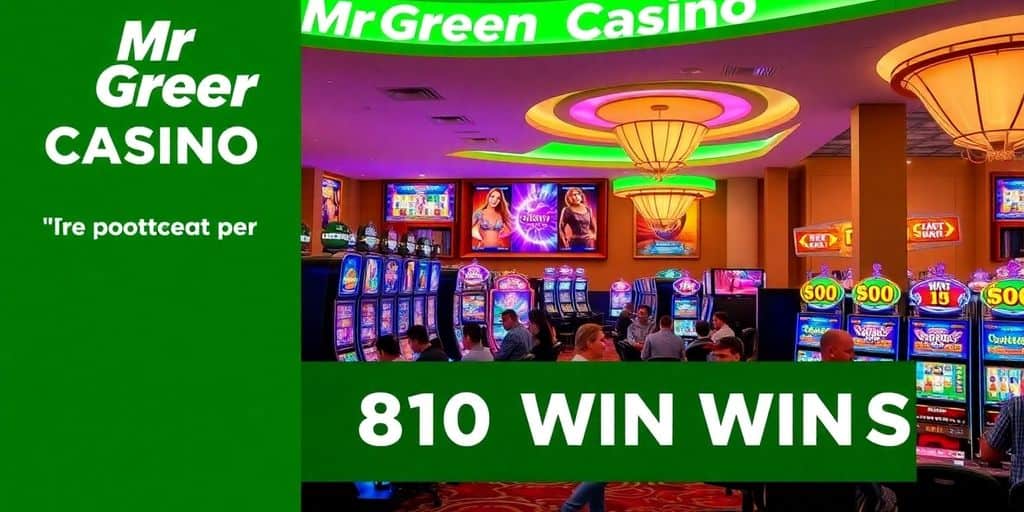 Bright casino gaming floor with players and slot machines.