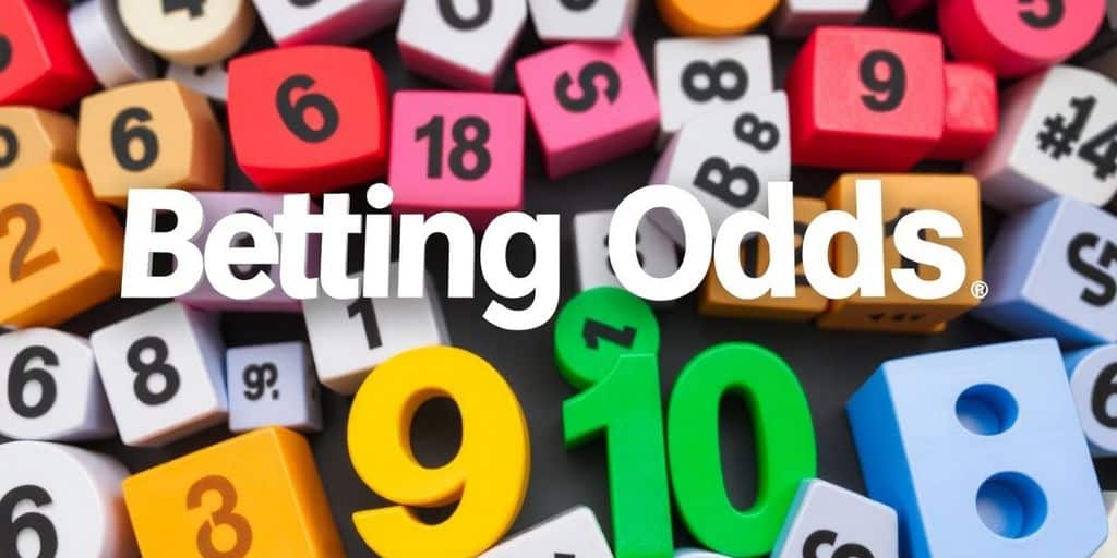Diverse betting odds displayed visually.