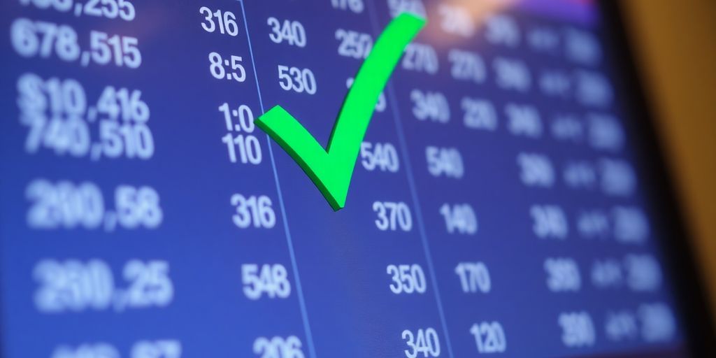 Sports betting odds with a green checkmark.