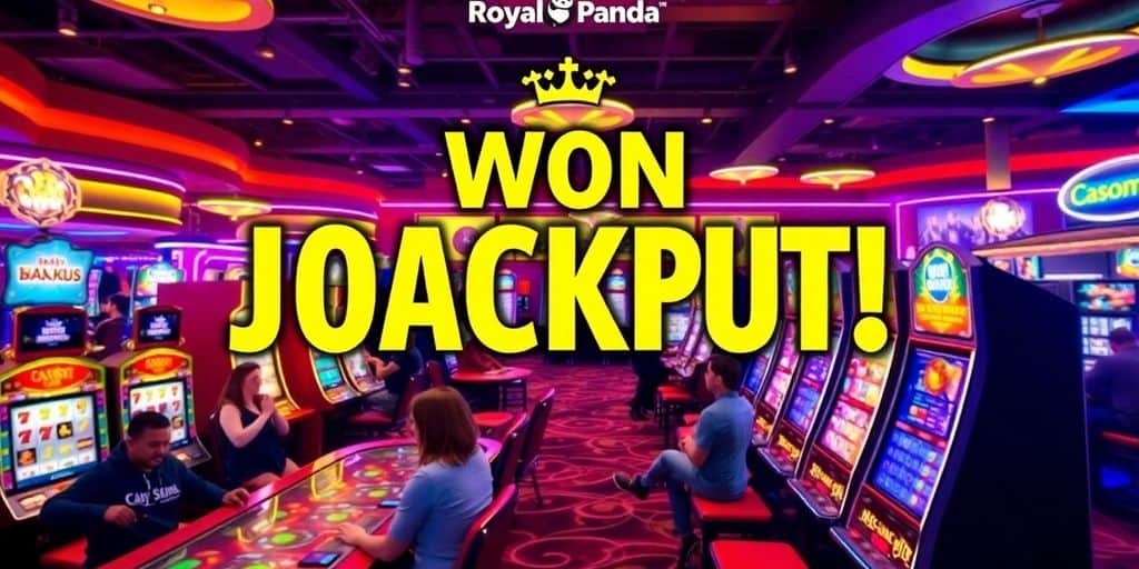 Excited players enjoying games at Royal Panda casino.