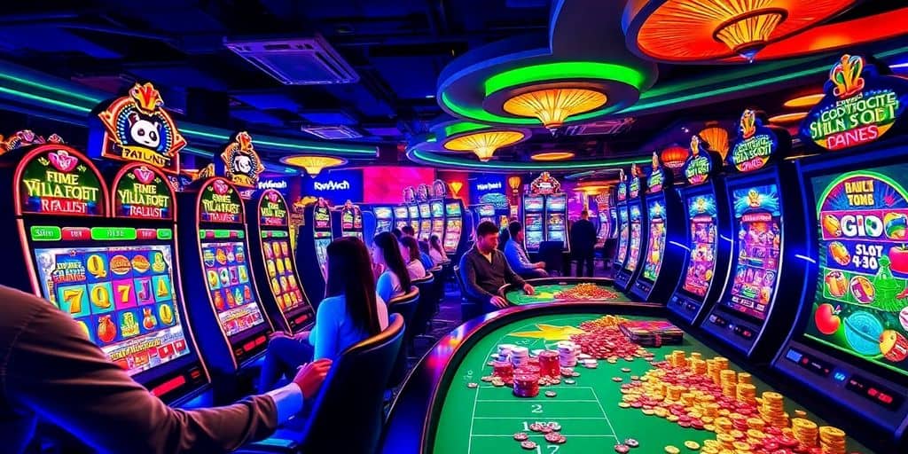 Players enjoying an exciting online gaming experience at Royal Panda.